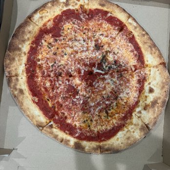 Corner Pizza - A 14"-ish (effectively 10-11") pizza with a giant crust - Wine Bars Near Me - Carlsbad, California
