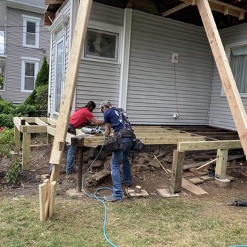JDI Construction - The new porch built on a solid frame - General Contractors Near Me - East Amherst, New York