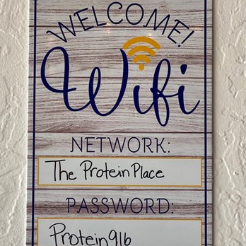 The Protein Place - 04.15.23 WiFi password - Juice Bars & Smoothies Near Me - Fair Oaks, California The Protein Place - 04.15.23 WiFi password - Juice Bars & Smoothies Near Me - Fair Oaks, California