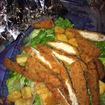Pizza Power - Crispy Chicken Caesar Salad ! Lots of chicken , big ass salad ! - Pizza Near Me - Philadelphia, Pennsylvania Pizza Power - Crispy Chicken Caesar Salad ! Lots of chicken , big ass salad ! - Pizza Near Me - Philadelphia, Pennsylvania
