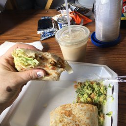 This 8.00 burrito is delicious!!! The guac has a wonderfully zesty lime flavor. So fresh! First time here. Definitely going back. This 8.00 burrito is delicious!!! The guac has a wonderfully zesty lime flavor. So fresh! First time here. Definitely going back.