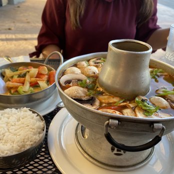 S Thai Food - C3. Red Curry and S4. Tom Yum Shrimp Soup - Thai Near Me - Temecula, California