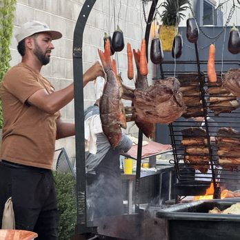 The Butcher's Block - Outdoor Kitchen at work - Butcher Near Me - Long Branch, New Jersey