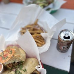 Cali N Tito's - El Cubano Especial with a side of Papas Fritas