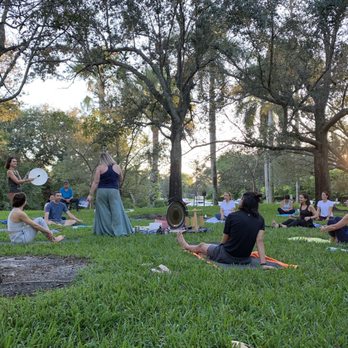 Peace Mound Park - Sunset yoga and sound healing at the park... - Parks Near Me - Weston, Florida