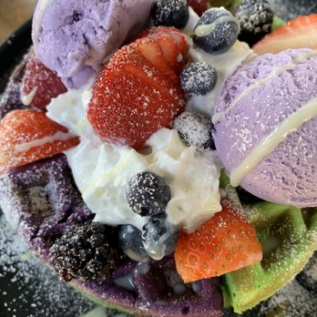 Bone Kettle - Buko Pandan and Ube Waffle - Breakfast & Brunch Near Me - Pasadena, California Bone Kettle - Buko Pandan and Ube Waffle - Breakfast & Brunch Near Me - Pasadena, California