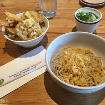 Fukada - Cold tanuki soba and tendon combination - Japanese Near Me - Irvine, California Fukada - Cold tanuki soba and tendon combination - Japanese Near Me - Irvine, California