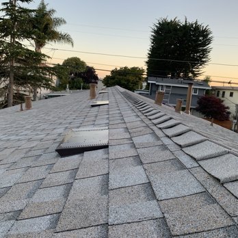 Eagle Legacy Roof Masters - Main house:New roof with low profile air vents. - Roofing Near Me - Gilroy, California Eagle Legacy Roof Masters - Main house:New roof with low profile air vents. - Roofing Near Me - Gilroy, California