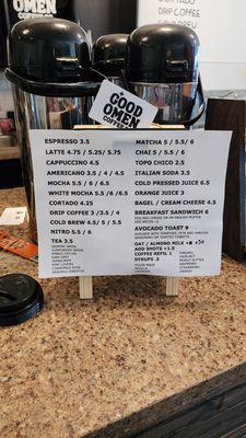 Menu photo 4 Good Omen Coffee Co San Diego, CA Menu photo 4 Good Omen Coffee Co San Diego, CA