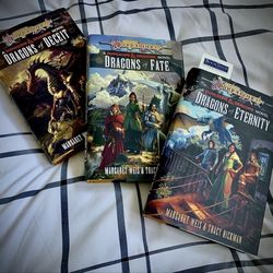 Bookshop West Portal - Hardcover versions of Dragonlance novels - Dungeons & Dragons - all purchased proudly from The Bookshop West Portal