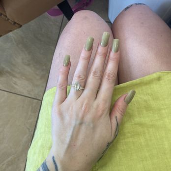 Golden Nails & Spa - Dip manicure with tips - Nail Salons Near Me - San Antonio, Texas