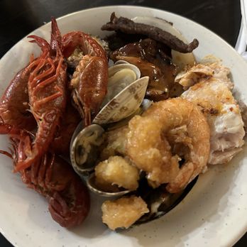 Buffet Palace - Sample buffet plate #1 - Chinese Near Me - Tulsa, Oklahoma