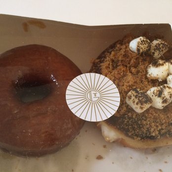 The Goods - Vegan salted caramel donut and s'mores donut :) - Donuts Near Me - Carlsbad, California The Goods - Vegan salted caramel donut and s'mores donut :) - Donuts Near Me - Carlsbad, California