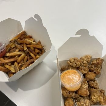 My Tea Corner - Popcorn chicken and house fries - Bubble Tea Near Me - Fresno, California