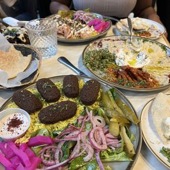 Ayat - Falafel platter - Middle Eastern Near Me - New York, New York