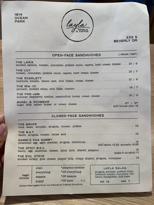 Menu photo 6 Layla Bagels & Coffee Beverly Hills, CA Menu photo 6 Layla Bagels & Coffee Beverly Hills, CA