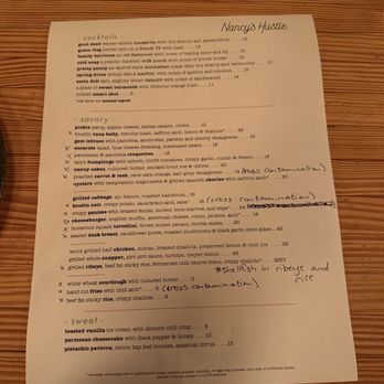 Nancy's Hustle - menu with gf markings - New American Near Me - Houston, Texas Nancy's Hustle - menu with gf markings - New American Near Me - Houston, Texas