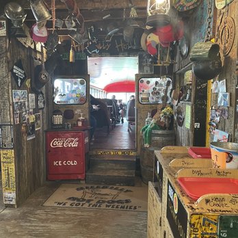 Hillbilly Hot Dogs - Inside of bus! - Burgers Near Me - Lesage, West Virginia