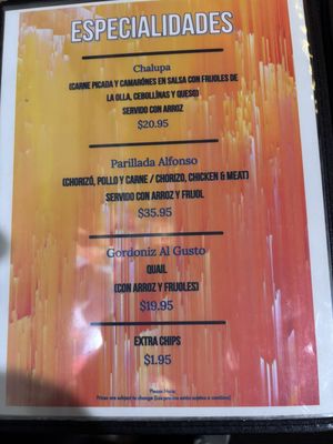 Menu photo 4 Poco's Mexican Restaurant Canoga Park, CA