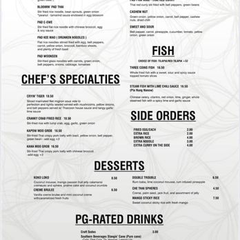 Thaicoon - Menu - Thai Near Me - Katy, Texas