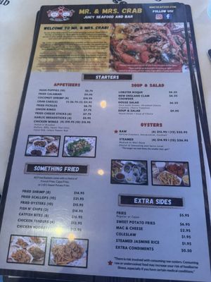 Menu photo 1 Mr. & Mrs. Crab Gainesville, FL Menu photo 1 Mr. & Mrs. Crab Gainesville, FL