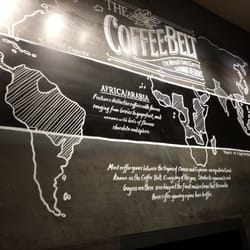 Starbucks - Wall art above the fireplace