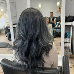 Mom's hair after