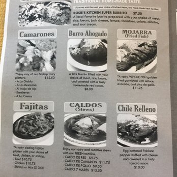 Rosie's Kitchen - Menu - Mexican Near Me - Tualatin, Oregon Rosie's Kitchen - Menu - Mexican Near Me - Tualatin, Oregon