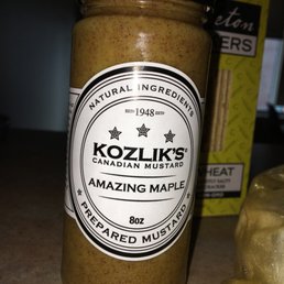 Authentic Canadian Maple Mustard