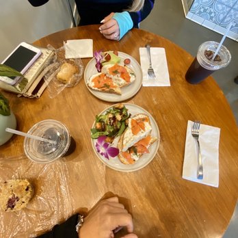 Bellden Cafe - Two PNW TOAST with Cold Brew - 16oz and fresh pastries! - Coffee & Tea Near Me - Bellevue, Washington