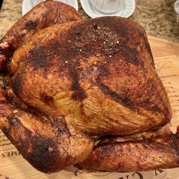 Turkey delivered from a Rib Restaurant