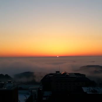 Downtown Omaha - Foggy in Iowa, nice in downtown - Local Flavor Near Me - Omaha, Nebraska