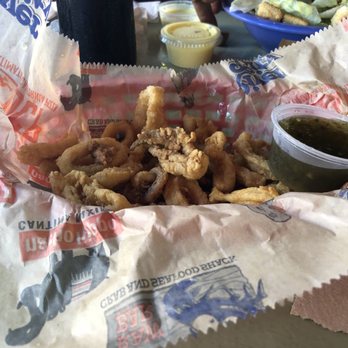 Bubba's Fish Shack - Calamari with the magical jalapeño jam - Seafood Near Me - Surfside Beach, South Carolina