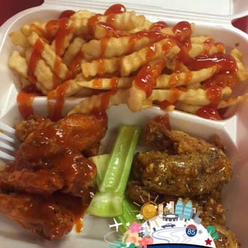 Wings 101 - 10 piece combo half lemon pepper half hot ! - Salad Near Me - Atlanta, Georgia Wings 101 - 10 piece combo half lemon pepper half hot ! - Salad Near Me - Atlanta, Georgia