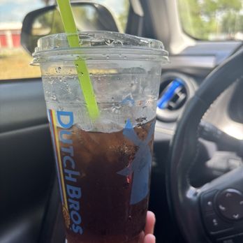 Dutch Bros Coffee - My iced rebel, not one sip taken after dumping out almost all the ice..... what a rip off!!!! - Juice Bars & Smoothies Near Me - Tampa, Florida Dutch Bros Coffee - My iced rebel, not one sip taken after dumping out almost all the ice..... what a rip off!!!! - Juice Bars & Smoothies Near Me - Tampa, Florida