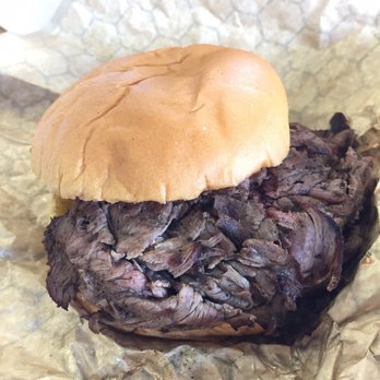 Chaps Pit Beef - Put beef sandwich($7.60) - medium - Barbeque Near Me - Baltimore, Maryland