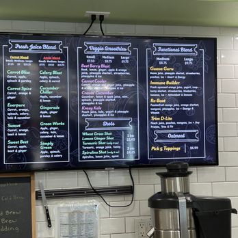 Nature's Juice - Other side of menu. - Juice Bars & Smoothies Near Me - Orange, California Nature's Juice - Other side of menu. - Juice Bars & Smoothies Near Me - Orange, California
