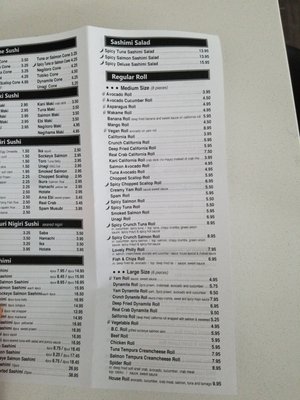 Menu photo 3 Waka Sushi Langley, BC