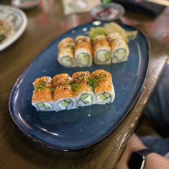Blue Sushi Sake Grill - Raw Philadelphia roll and Crunchy L. A. - Sushi Bars Near Me - Omaha, Nebraska