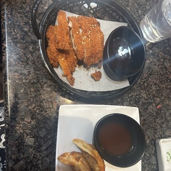 Koya Sushi - Chicken Katsu and Gyoza from ayce menu - Sushi Bars Near Me - Norco, California Koya Sushi - Chicken Katsu and Gyoza from ayce menu - Sushi Bars Near Me - Norco, California