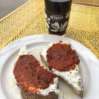 Zingerman's Coffee Co - Bulgarian toast and Mokha Java outside on patio - Coffee & Tea Near Me - Ann Arbor, Michigan Zingerman's Coffee Co - Bulgarian toast and Mokha Java outside on patio - Coffee & Tea Near Me - Ann Arbor, Michigan