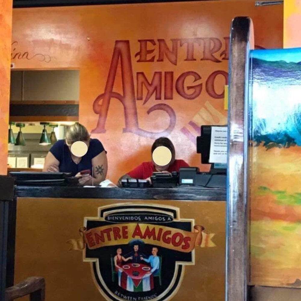 the front desk of a mexican restaurant