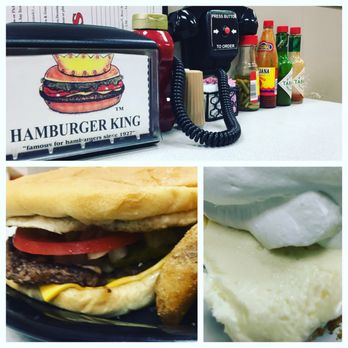 Hamburger King - Went to Hamburger King for lunch with a friend Got a cheeseburger with wedges and a slice of Key Lime pie #EatLocal - Burgers Near Me - Shawnee, Oklahoma Hamburger King - Went to Hamburger King for lunch with a friend Got a cheeseburger with wedges and a slice of Key Lime pie #EatLocal - Burgers Near Me - Shawnee, Oklahoma