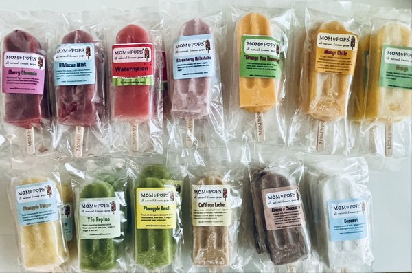 Mom & Pops All Natural Frozen Pops by null