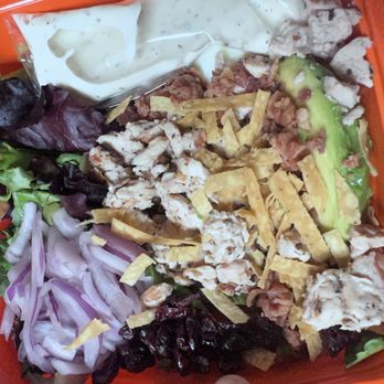 Salad and Go - Cobb salad with cranberries and onion - Salad Near Me - Grand Prairie, Texas