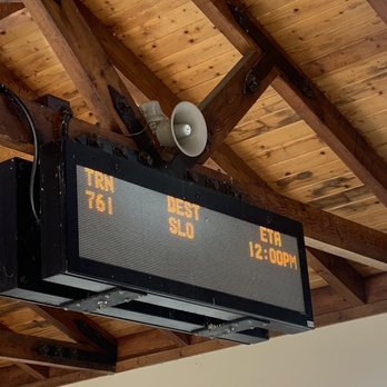 Amtrak Guadalupe Station - Train arrival display - Train Stations Near Me - Guadalupe, California Amtrak Guadalupe Station - Train arrival display - Train Stations Near Me - Guadalupe, California