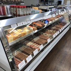Green's Sausage House - Meats, cheeses, and all sorts of goodness. Some sausages are ready to eat (marked).