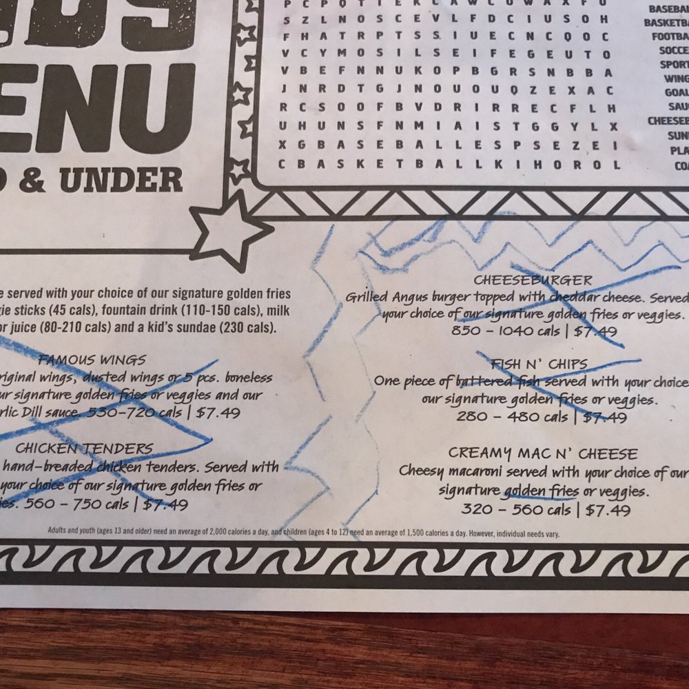Out of pasta, out of everything! Melted ice cream. Don't take your kids here.