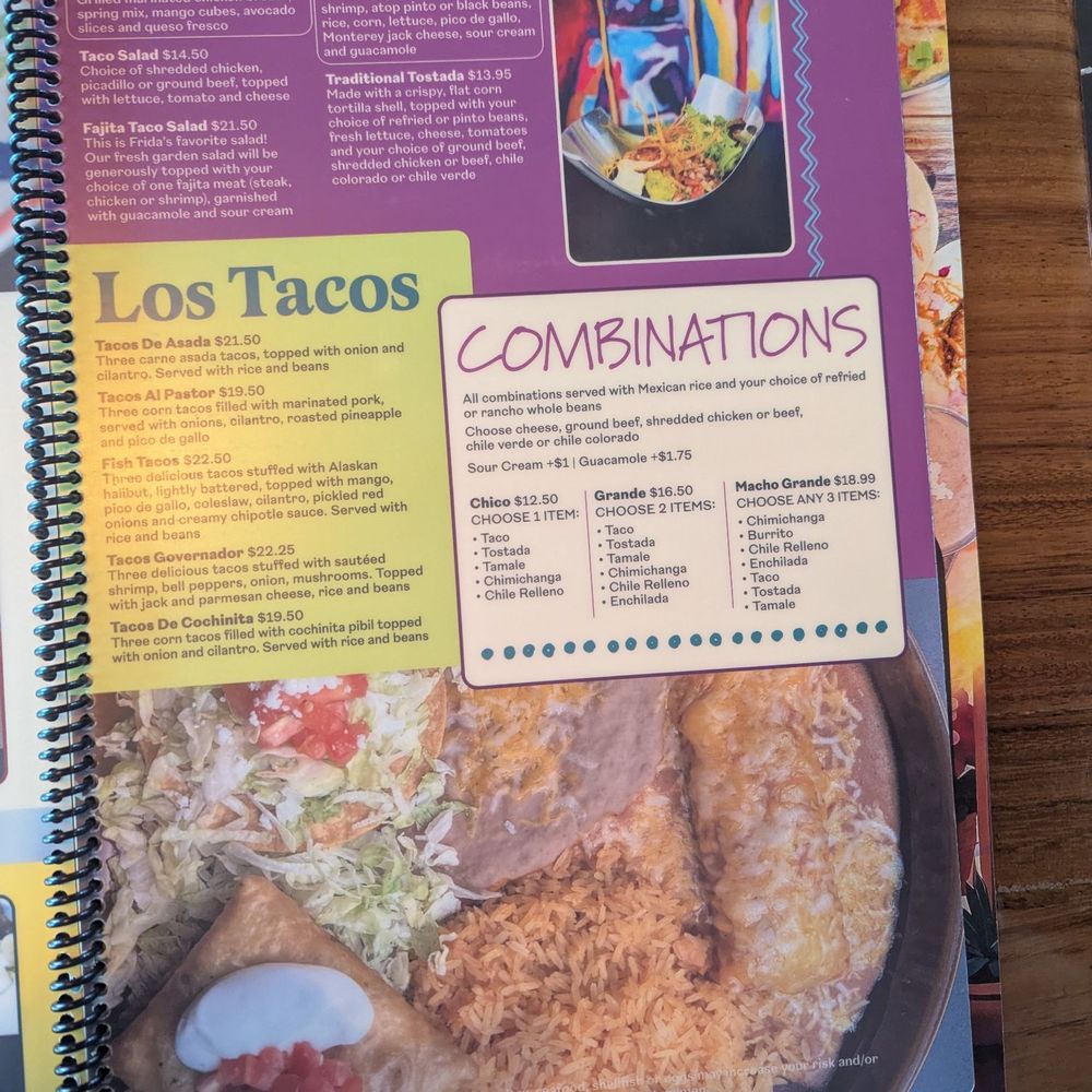 Frida's Mexican Kitchen & Bar - Menu - Bars Near Me - Salem, Oregon Frida's Mexican Kitchen & Bar - Menu - Bars Near Me - Salem, Oregon