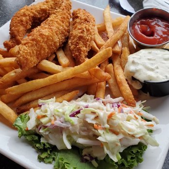 Ray's Waterfront - 3 piece fish and chips (Halibut) - Seafood Near Me - Seward, Alaska Ray's Waterfront - 3 piece fish and chips (Halibut) - Seafood Near Me - Seward, Alaska